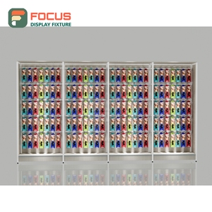 Luxury Wig Display Counter Glass Showcase Drawer Integrated Shelf Human Hair Display Counter - Product Image 2