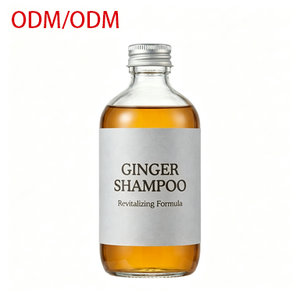 Großhandel Maßgeschneidertes Ingwer-Shampoo Anti-Schuppen Ölkontrolle Verdickung für Salon Hotel Haarpflege Natürliche Pflanzenformel OEM ODM - Product Image 1