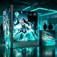 Boîte à lumière modulaire en PVC sur mesure Lintel, facile à assembler, affichage LED pour la promotion en magasin et la publicité événementielle