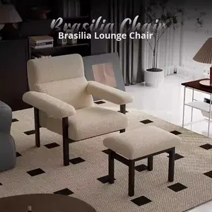 Silla de sofá individual de estilo medieval, sillón reclinable mecedora Retro para ocio, balcón y sala de estar, elegante silla perezosa oscilante - Product Image 2