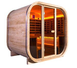 Sauna HELIUS 2-4 personnes, meilleur sauna sec en cèdre à infrarouge lointain, pas cher, livraison directe d'usine - Product Image 6