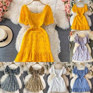 Gaun wanita grosir Musim Panas 2023 bekas gaun wanita murah longgar pakaian kasual stok gaun wanita - Product Image 6