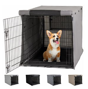 Housse de caisse pour chien durable/Cage pour chien à double porte/Grand chenil pour animaux de compagnie Housses universelles pour chien - Product Image 5