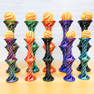 Nouveau jouet anti-stress en forme de cône spiralé à traversage, cône <span class=keywords><strong>impossible</strong></span>, décoration de bureau, cadeau, mini cône spiralé imprimé en 3D, jouet de bureau anti-stress - Product Image 1