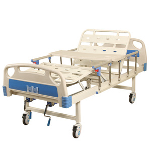 เตียงพยาบาลปรับระดับด้วยมือ คูนิฮิโระ รุ่น GH-C05 สำหรับผู้ป่วยในโรงพยาบาลและการดูแลผู้สูงอายุ - Product Image 1