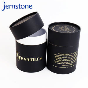 Recycled Cosmetic Bottles Customized Size Gold Foil Embossed Custom Logo Design Four-Color Printing UV Paper Tube - Product Image 6