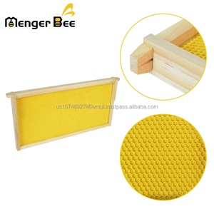 Nouvelle Fondation de Cadre de Ruche en Bois Menger Bee, Fondations en Plastique Jaune, Matériau en Pin de Nouvelle-Zélande, Garantie de 3 Mois, Apiculture - Product Image 2