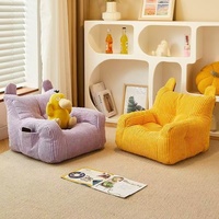 Canapé paresseux moderne et minimaliste, confortable et doux, pour enfants et animaux domestiques, coin lecture multifonctionnel électrique, motif dessin animé mignon pour salon