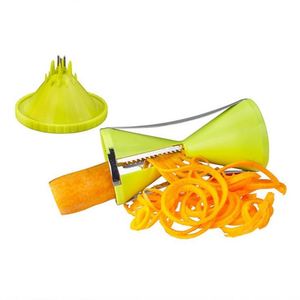 Wholesale 4-in-1 Spiral Funnel <b>Shredder</b> 4 Types of Blades Kitchen Spiral <b>Vegetable</b> Slicer Salad Tool - Product Image 5