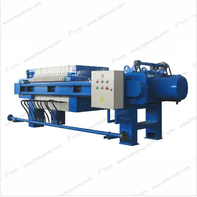 Hot sell 40 kw chamber filter press machine for liquid solid separation