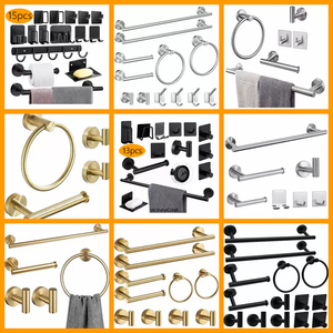 Настенный настенный держатель для полотенец, 304 из нержавеющей стали - Product Image 2