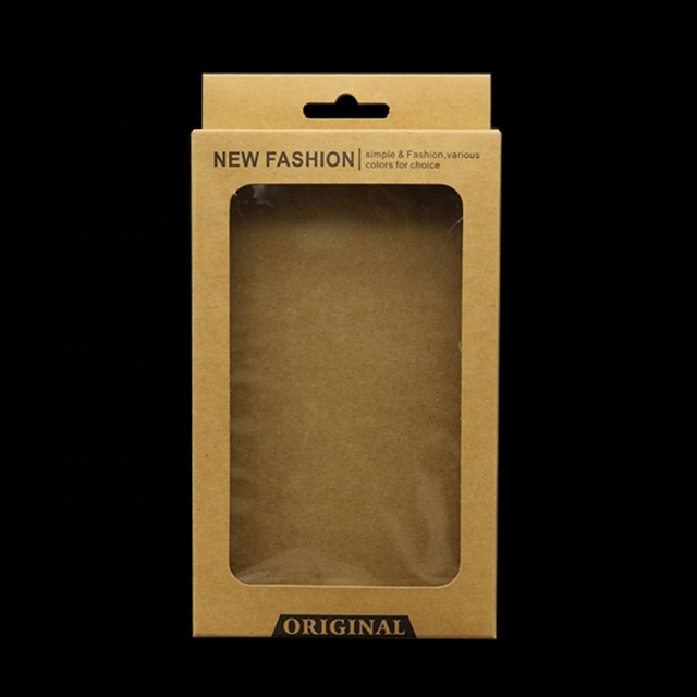 Black Paper Package Empty Mobile Phone Box Colorful Kraft Paper Gift Mobile Phone Case