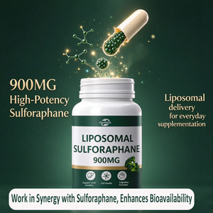 Cápsulas de Sulforafano Liposomal, Suplemento de Extracto de Brócoli, Apoyo para la Salud del Hígado y la Salud Celular, 60 Cápsulas, Etiquetas Privadas OEM - Product Image 4
