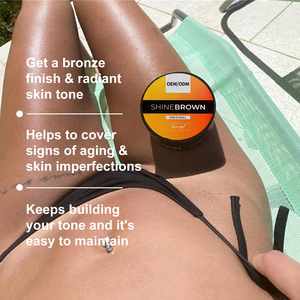 Bronceador Herbal Orgánico Premium para Cama Solar <span class=keywords><strong>con</strong></span> <span class=keywords><strong>Acelerador</strong></span> Natural para el Cuerpo, Marca OEM, Sabor Sandía y Melocotón - Product Image 4