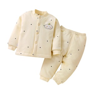 Conjunto de Ropa de Algodón para Bebé, Grueso, de Dos Piezas, Unisex, para Otoño e Invierno - Product Image 5