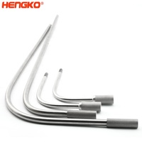 HENGKO 0.2-40µm Pierre d'Aération Acier Inoxydable Sinterisé Diffuseur Bulles pour Gaz Divers