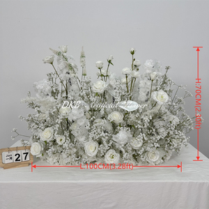 พรมปูทางเดินงานแต่งงานผ้าไหมขายส่ง ขนาด 100 ซม. สีขาว ของตกแต่งวันวาเลนไทน์ วันรับปริญญา เป็นมิตรกับสิ่งแวดล้อม ของขวัญวันพ่อ วันฮาโลวีน - Product Image 2