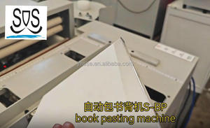 Nouvelle machine semi-automatique SHUANGSHUI pour le renforcement des dos <span class=keywords><strong>de</strong></span> livres, équipement <span class=keywords><strong>professionnel</strong></span> pour albums et livres, AC 220V 100W - Product Image 4