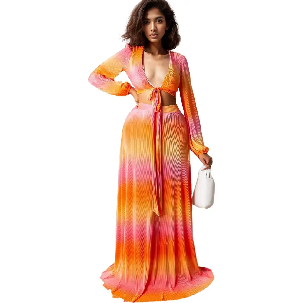 10425-MX62 floor-length maxi 2 piece dresses women lady elegant sehe fashion