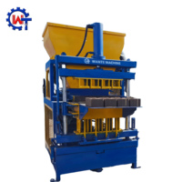 Machines à blocs de terre compressée WT4-10, machines à fabriquer des briques, machine à briques automatique à emboîtement