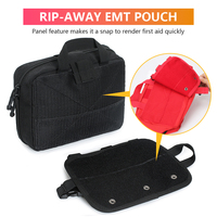 Sac de secours en gros, sac médical utilitaire IFAK détachable, trousse de premiers secours tactique de chasse en plein air, pochette EDC Molle pour traumatismes