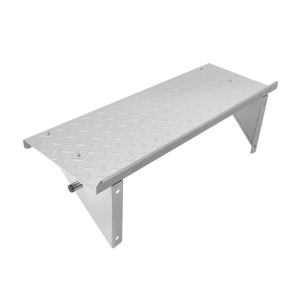 Anti-Skid Wall Mount Storage Rack Stainless Steel Kitchen Wall <b>Shelf</b> with Removable Utility Hooks for Restaurant Canteen - Product Image 4