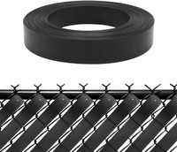 Bande de clôture en PE de 63 mm, bande de protection pour clôture, ruban adhésif pour clôture à mailles, ruban pour clôture à chaîne