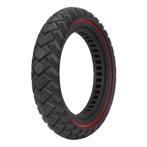 Pneu plein tout-terrain ULIP 12*2.125/12*2.5/12 1/2*2 1/4 Red Line Wingtread avec rainures de 28 mm résistantes pour trottinette électrique - Product Image 5
