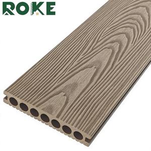 Precio de tarima de compuesto de madera y plástico (WPC) para exteriores de la fábrica ROKE, suelo laminado de WPC. - Product Image 6
