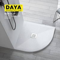 Oneup — plateau de douche en marbre, base de douche en résine, pierre de haute qualité, vente en gros