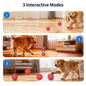 2026 Yüksek Kaliteli Akıllı Evcil Hayvan Oyuncağı Yuvarlanan Top Köpek Hareketle Aktive Edilen Şarj Edilebilir İnteraktif ETPU Evcil Hayvan Köpek Oyuncak Topu Uzaktan Kumandalı - Product Image 4