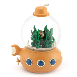 ลูกบอลหิมะทำจากเรซินของตกแต่งบ้านรูปทะเลลึกของขวัญดนตรีแบบหมุนได้ - Product Image 4