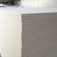 4*12 12Mm Cloisons sèches étanches à l'humidité 4Ft X 8Ft Panneau de gypse 125Mm Mur sec résistant au feu