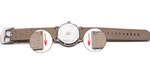 Bracelet de montre rayé Quick Change <span class=keywords><strong>20</strong></span> 22 mm pour montre de sport, bracelet en nylon pour montre <span class=keywords><strong>Bond</strong></span> - Product Image 5