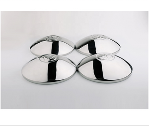 4 Uds./Kit de tapacubos de acero inoxidable Baby Moon compatibles con VW Tipo 1 Beetle Tipo 2 Bus Baywindow Splitscreen Tipo 1 Bug - Product Image 4