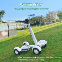 Voiturette de golf électrique à quatre roues et porte-sac avec cadre en aluminium, moteur sans balais 2000W, capacité de charge 150kg
