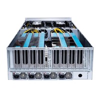 Serveur GPU avec cartes graphiques RTX4090 et 5090 et processeur A-M-D EPYC9004, prêt pour le calcul et l'IA, en stock et de type rack