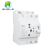Interruptor de Transferencia Automática (ATS) Dual de 2 Polos, Tipo Riel DIN, para Generador, 63A 80A, 230V CA