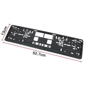 Logo personnalisé imprimé taille standard ue support de plaque d'immatriculation en plastique cadre de plaque d'immatriculation pour la vente en gros - Product Image 3