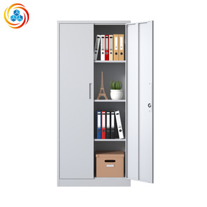 Metal <b>Filing</b> Cabinet Key Lock | 4 Adjustable <b>Shelves</b> | Mobile | Easy Assembly | Modern | School | Office Workshop Commercial Use - Product Image 3