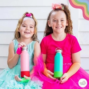 New Style Double Wall Stainless Steel Vacuum <b>Flask</b> Outdoor Sport <b>Hot</b> Cold Water Bottle With Lid - Product Image 4