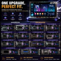 Rádio de Carro Android de 9 Polegadas para Volkswagen Polo Golf Touran Jetta CANBUS CarPlay Android Auto GPS OEM Atacado