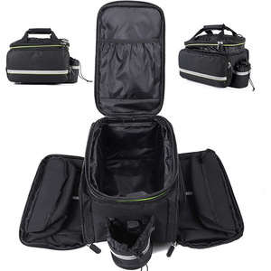 Sac de selle de grande capacité WEST BIKING, sacoche imperméable pour vélo, sac de voyage pour vélo, porte-bagages pour VTT, sacoche de vélo - Product Image 5