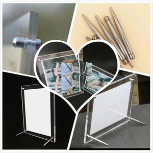 <span class=keywords><strong>Acrylic</strong></span> dấu hiệu chủ standoff phần cứng hình ảnh khung Countertop thép Thùng Bar đứng Cone tip - Product Image 3