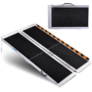 Rampa Plegable ligera para silla de ruedas, extensor de scooter, andador portátil y solución de transporte para personas discapacitadas - Product Image 1