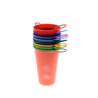 Gobelet d'eau pliable d'extérieur en TPU personnalisé pour la vente en gros