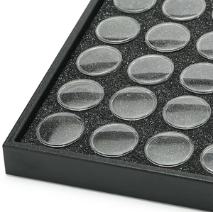 Palette réutilisable et pratique avec 25/50 compartiments. Rhinestones, poudre miroir, paillettes et pigments vendus séparément. Anti-poussière et anti-mélange - Product Image 3