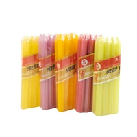 20cm bunte Kerzen Long Stick Unscented Kerzen für Dinner Party Hochzeit Home Decoration Multi Pack