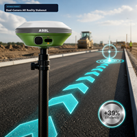 Penerima GNSS RTK Kamera Ganda Laser FOIF A98L 1408 Kanal Survei Visual AR Stakeout IMU 60 °   Peralatan Survei Tanah Tilt Land