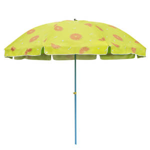 Venta caliente 2,4 M & 2,8 M Paraguas de playa de jardín recubierto de PVC para protección solar al aire libre-Producto promocional - Product Image 5